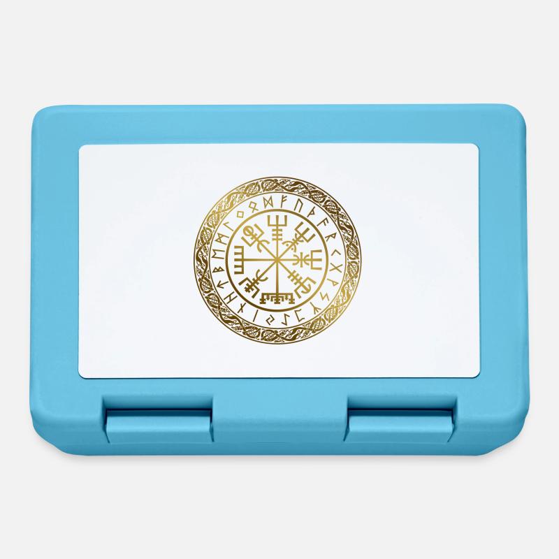 Vegvisir - Viking Navigation Compass - Lunchbox - sapphire blue