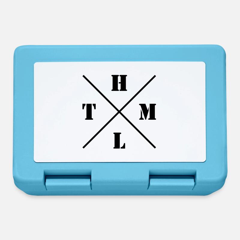 HTML Logo - Boîte à goûter - bleu saphir