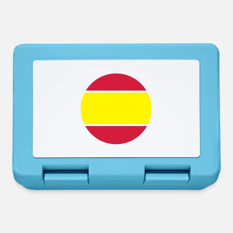 spanien_rund_50 - Brotdose - Saphirblau