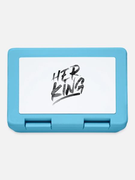 Her King Splash - Black - Brotdose - Saphirblau