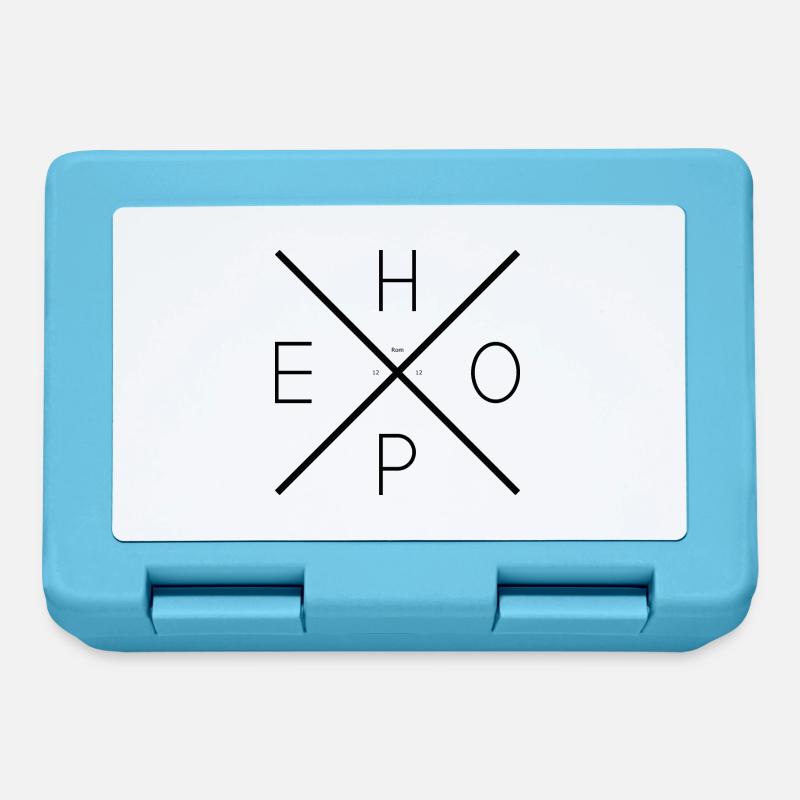 Hope BLACK - Brotdose - Saphirblau