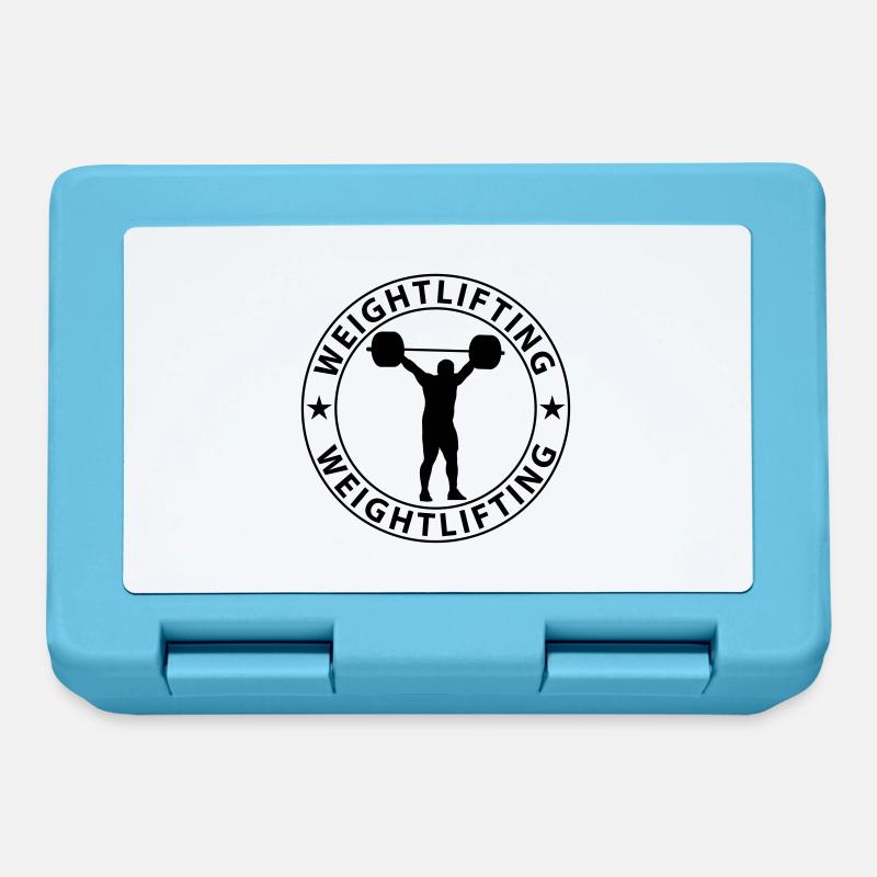 Weightlifting - Boîte à goûter - bleu saphir