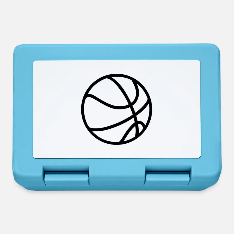 Basketball Plain - Lunchbox - sapphire blue