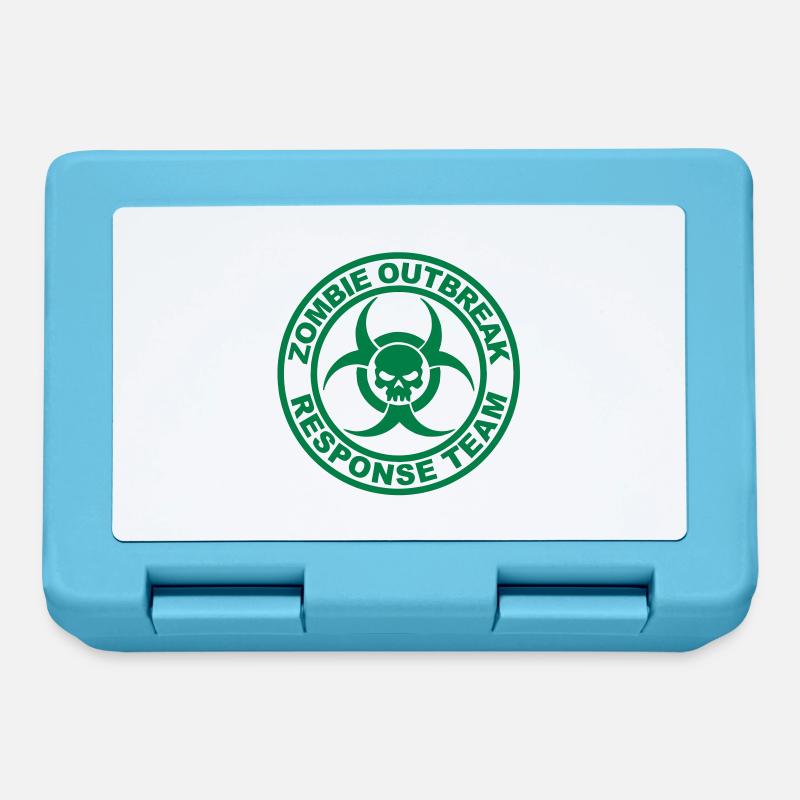 Zombie Outbreak Response Team - Lunchbox - sapphire blue
