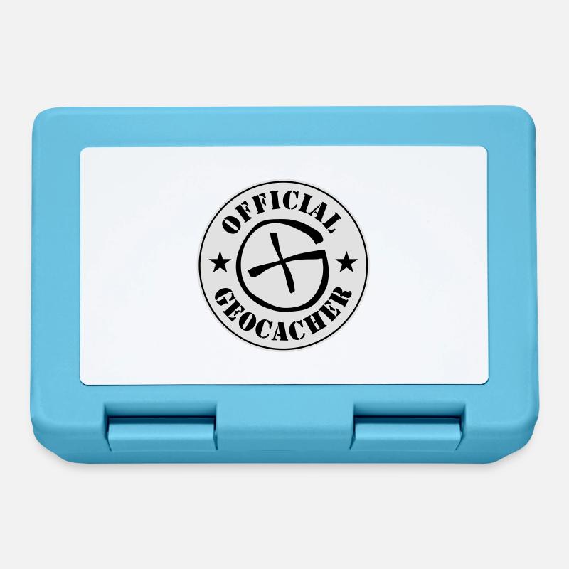 Geocaching - Boîte à goûter - bleu saphir