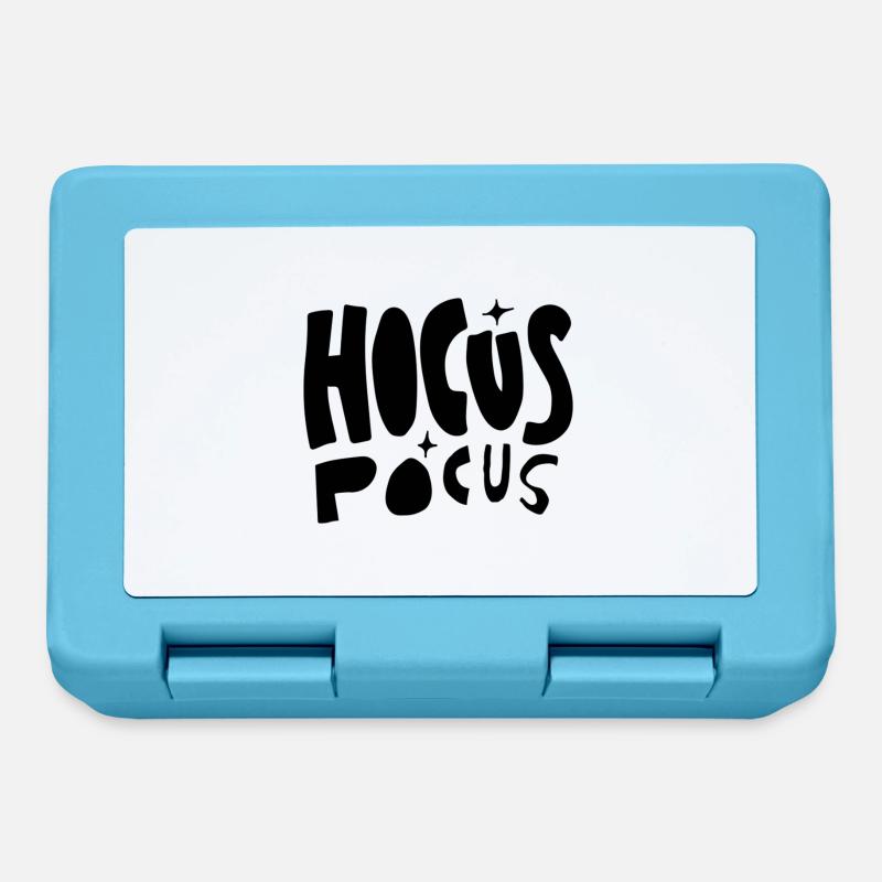 Hocus Pocus (noir) - Boîte à goûter - bleu saphir