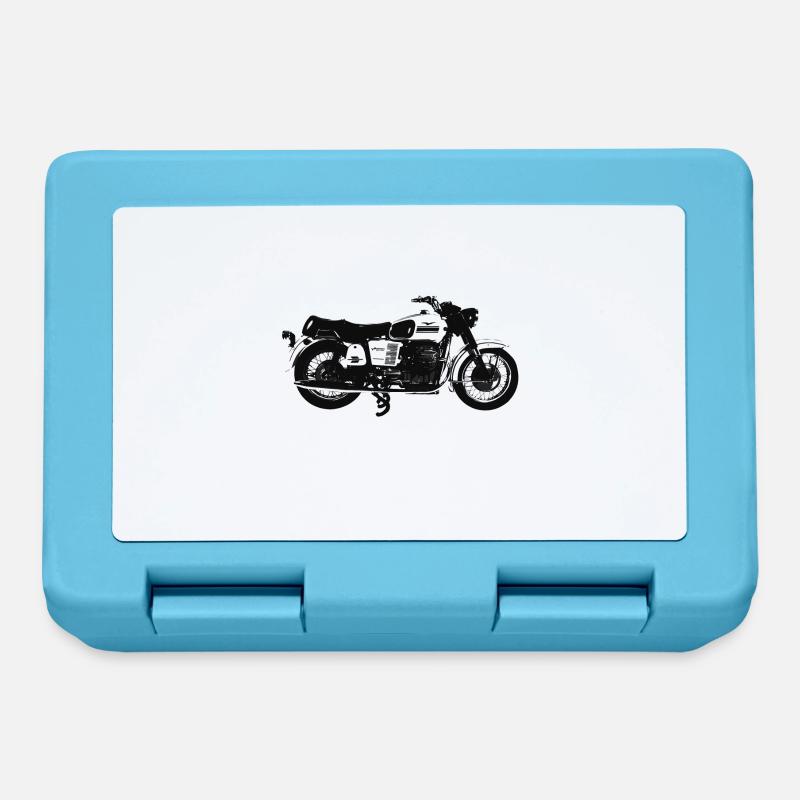Moto Guzzi - Boîte à goûter - bleu saphir