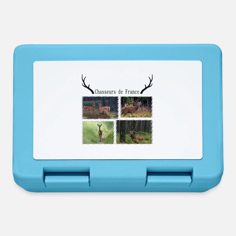 chasse - Boîte à goûter - bleu saphir