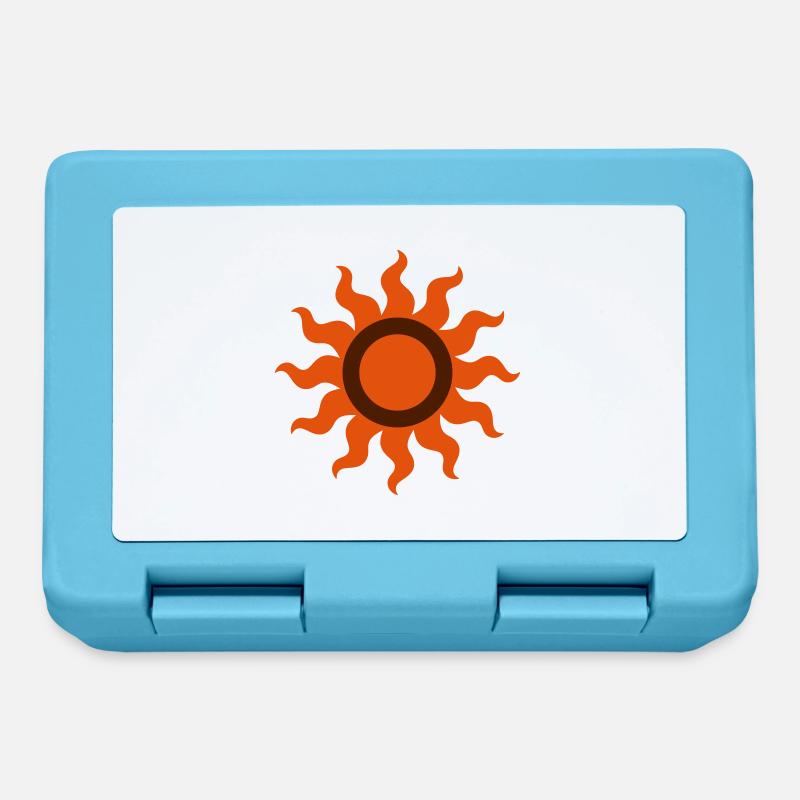 sun - Boîte à goûter - bleu saphir