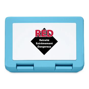 RED - Retraité extrêmement dangereux - Boîte à goûter - bleu saphir - Devant