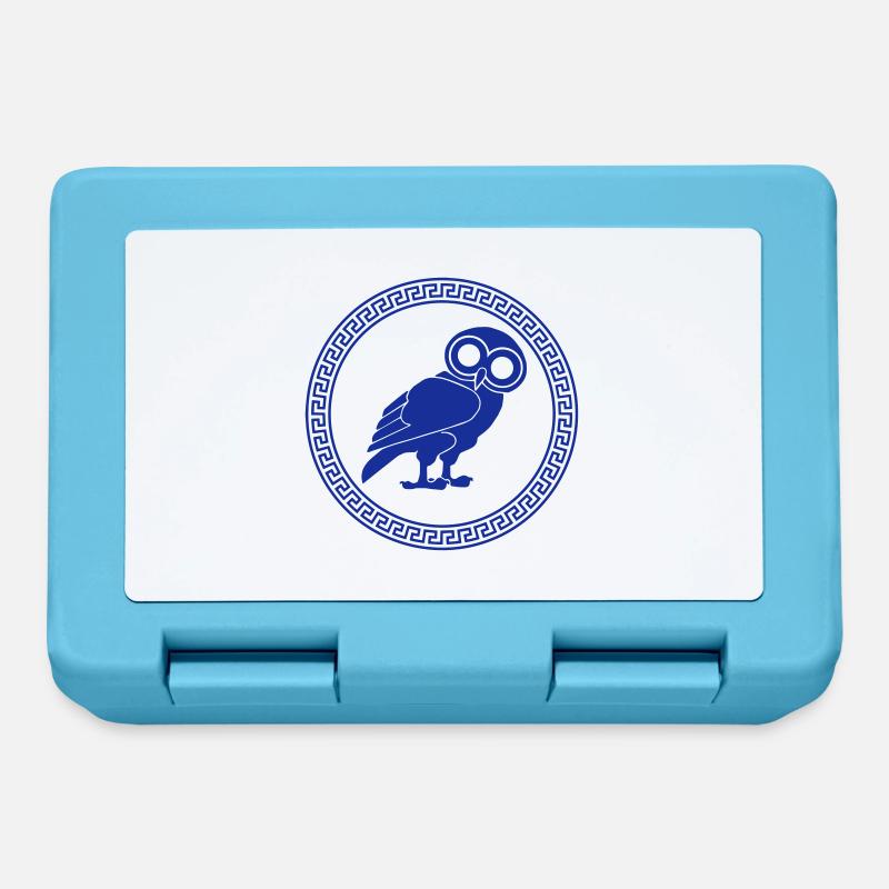 Owl - Boîte à goûter - bleu saphir