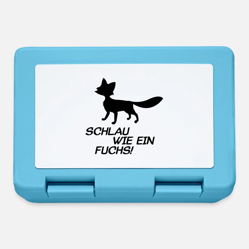 fuchs - Brotdose - Saphirblau