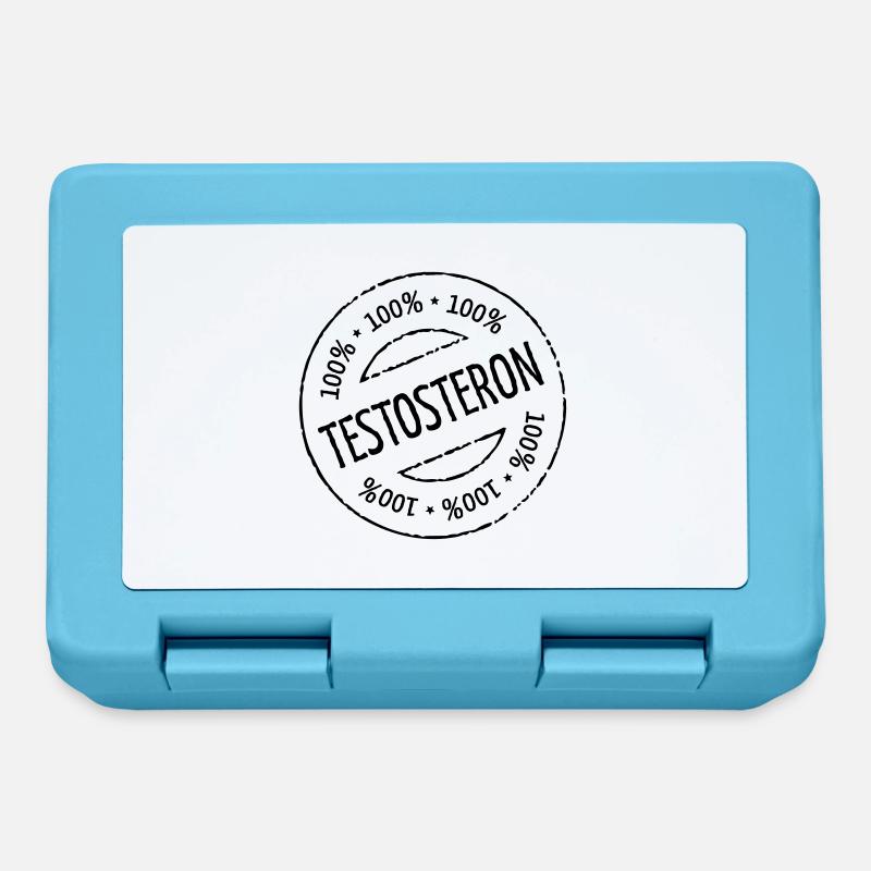 100% Testosteron - Brotdose - Saphirblau