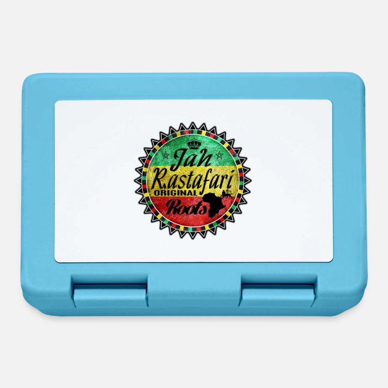 jah rastafari original roots - Boîte à goûter - bleu saphir