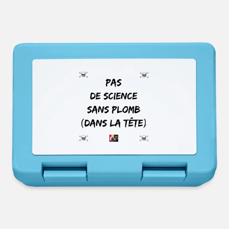 Pas de SCIENCE SANS PLOMB (dans la tête) - Jeux de - Boîte à goûter - bleu saphir