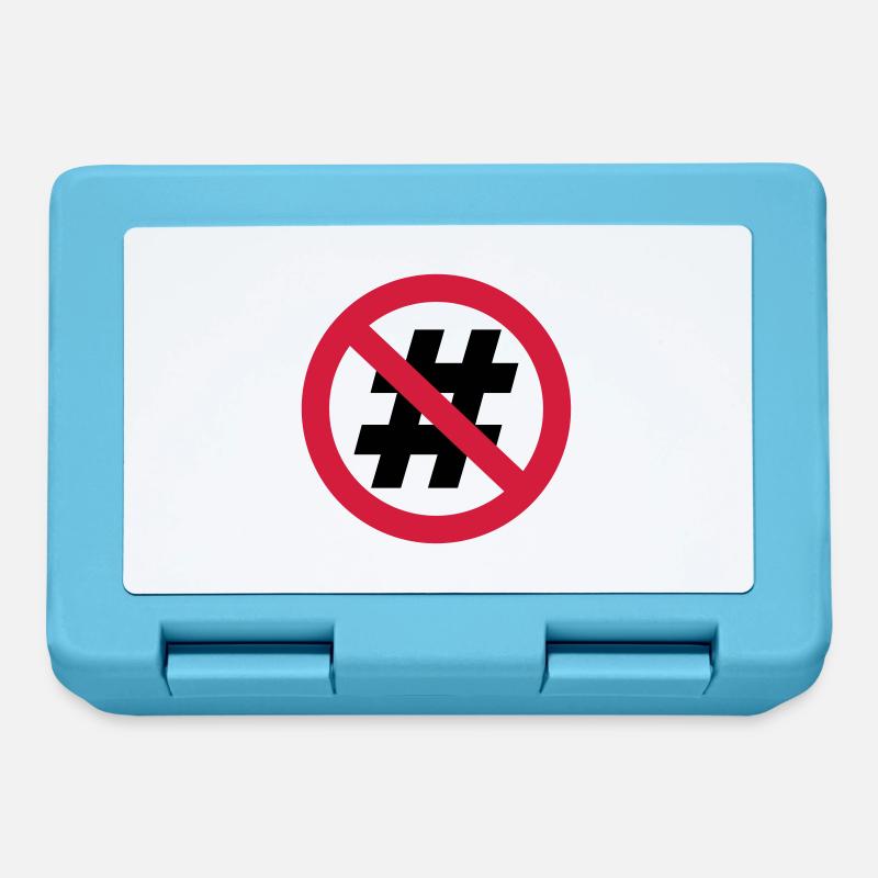 hashtag - Boîte à goûter - bleu saphir