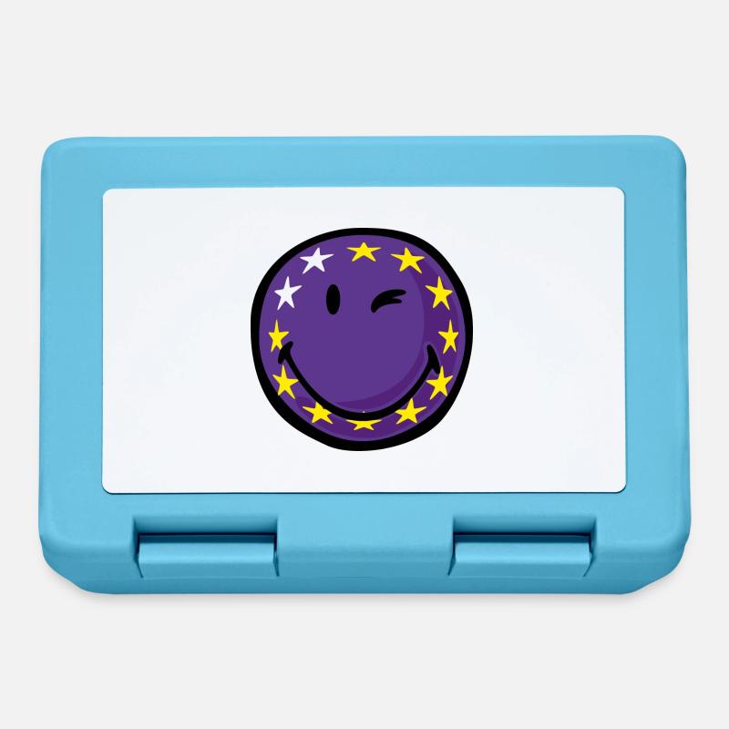 Smiley Flag EU - Lunchbox - sapphire blue