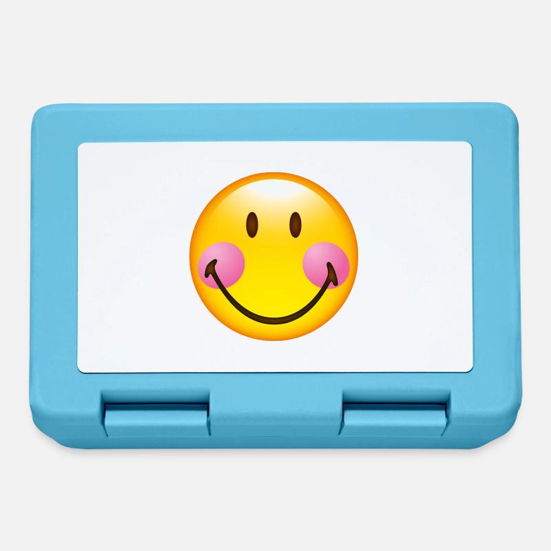 Smiley Glossy Blush - Brotdose - Saphirblau