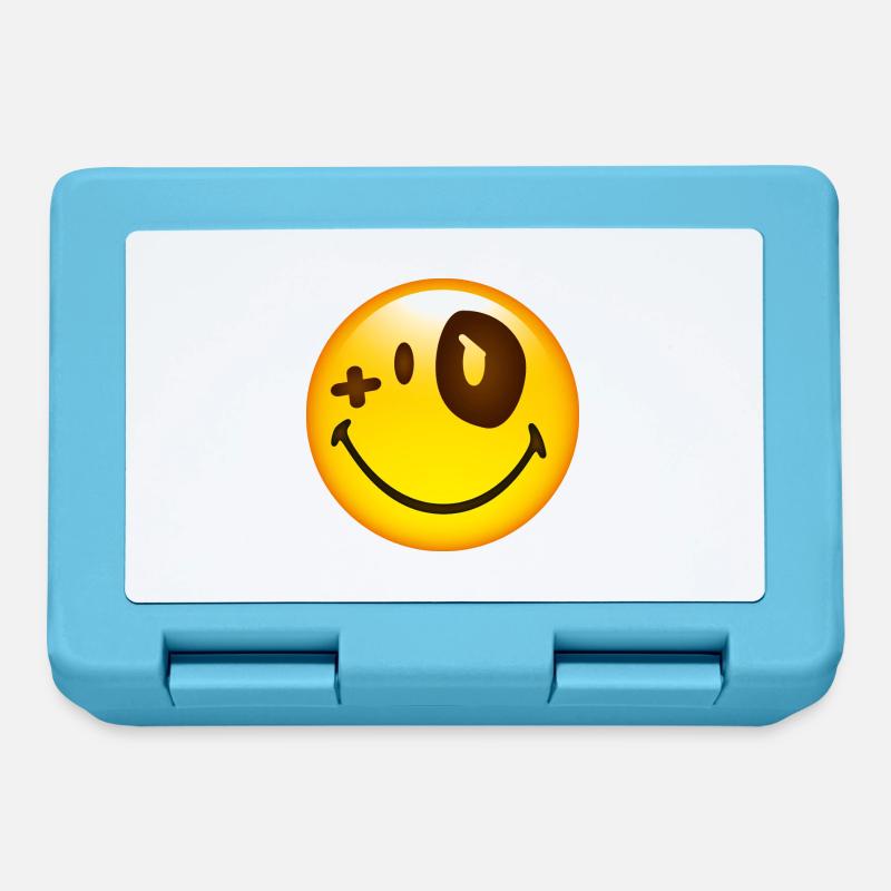 Smiley Blue Eye - Brotdose - Saphirblau