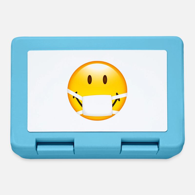 Smiley Surgent - Boîte à goûter - bleu saphir