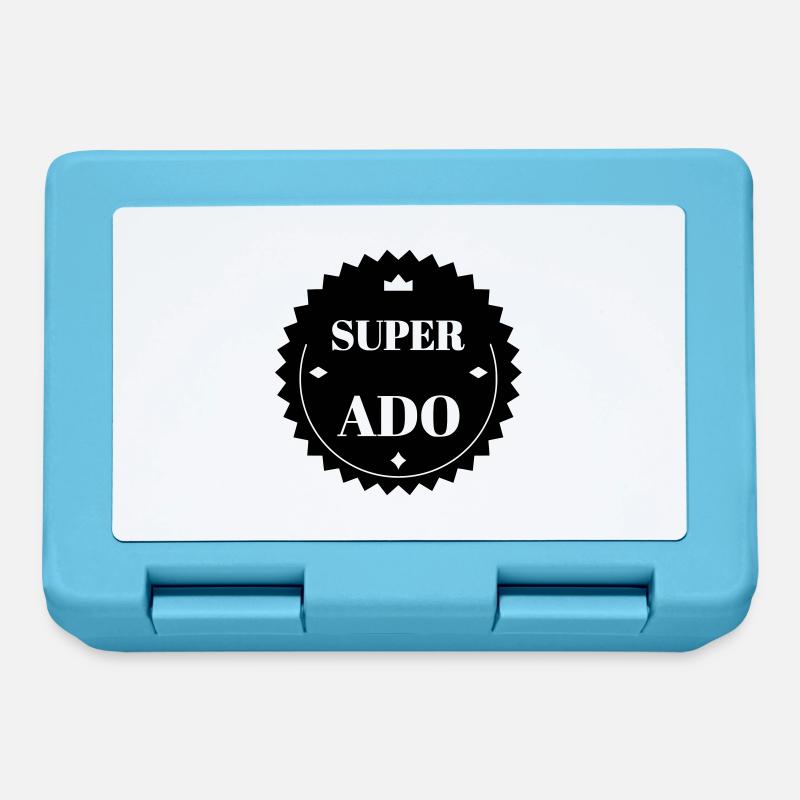 adolescent / enfant / ado / adolescente - Boîte à goûter - bleu saphir