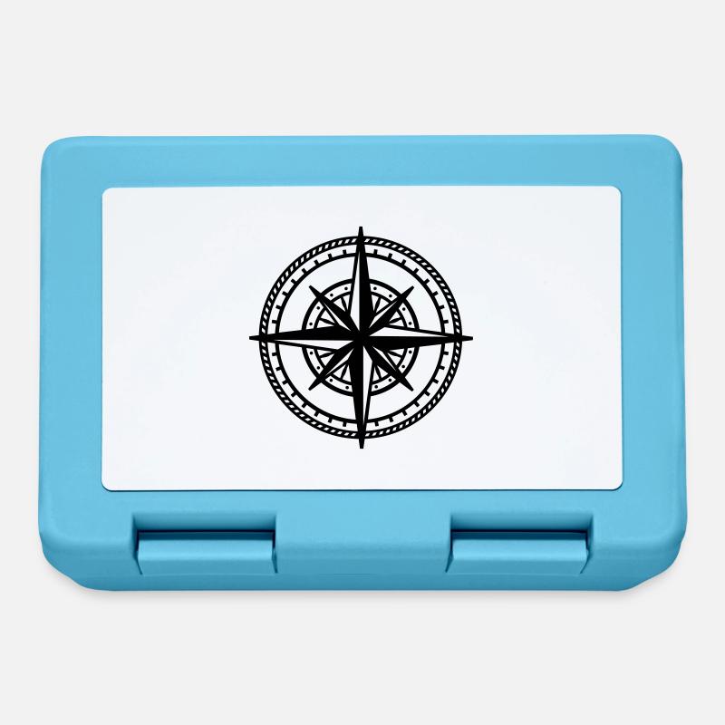 Compass | Signpost | Maritime - Lunchbox - sapphire blue