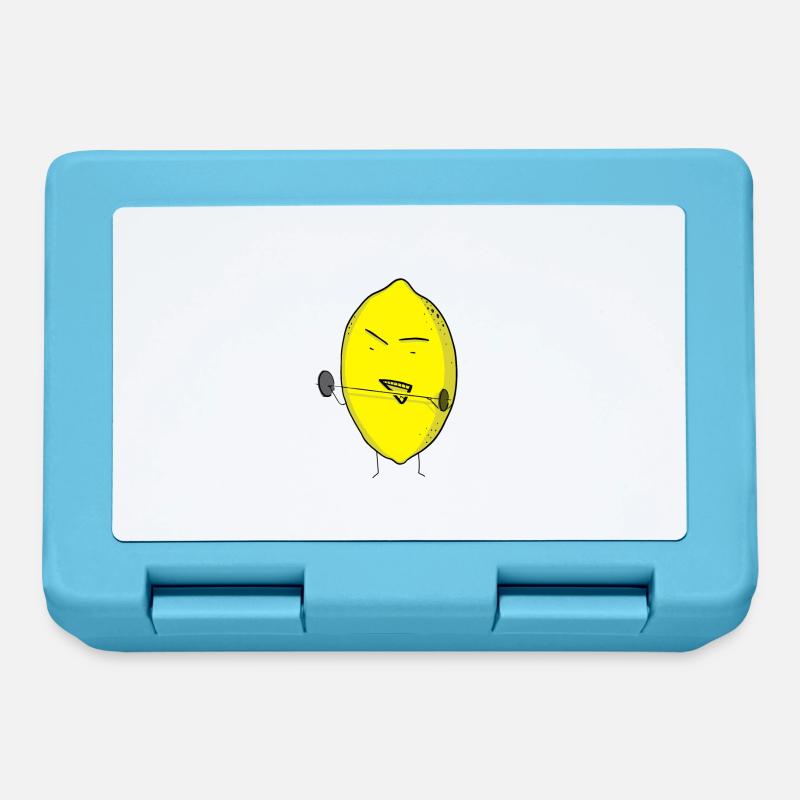 Power Lemon - Brotdose - Saphirblau