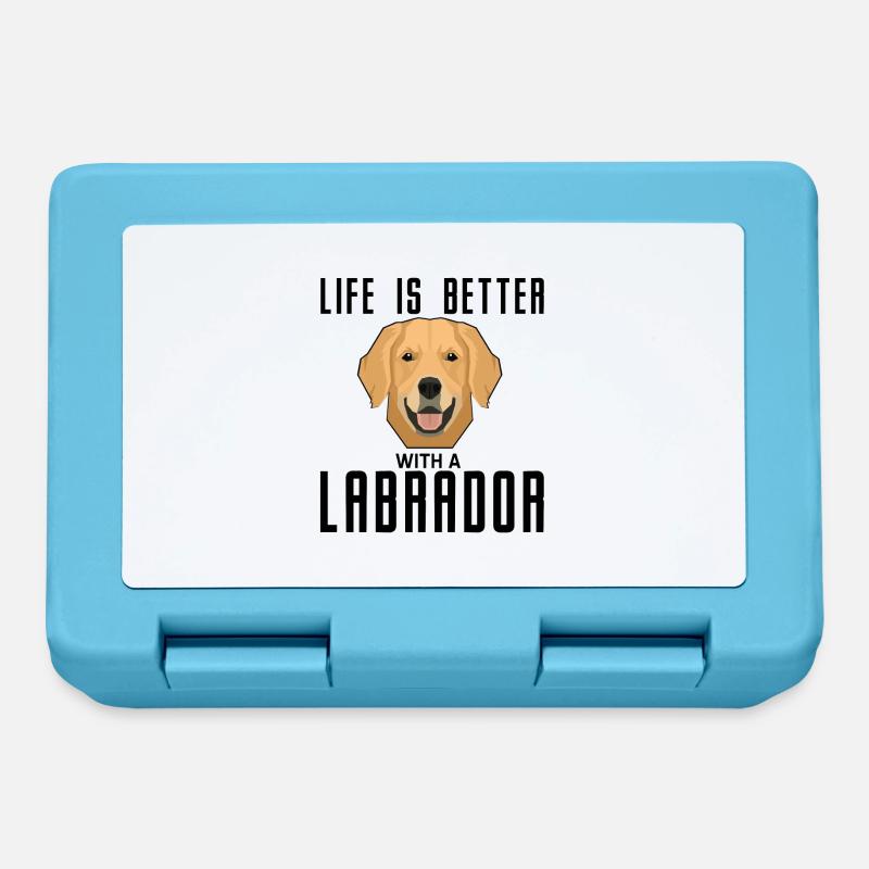 Labrador - Boîte à goûter - bleu saphir
