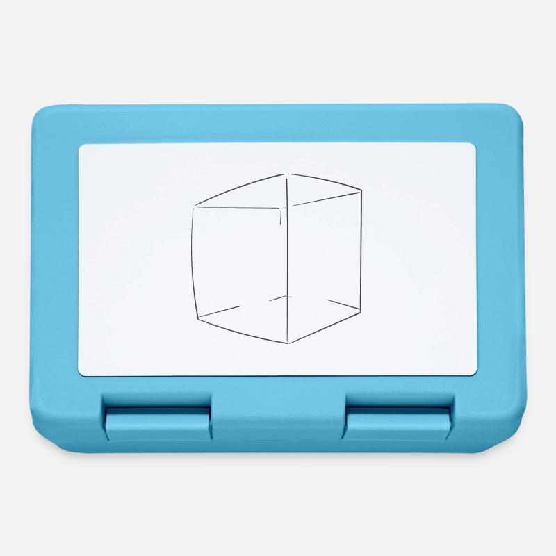 Cube - Boîte à goûter - bleu saphir