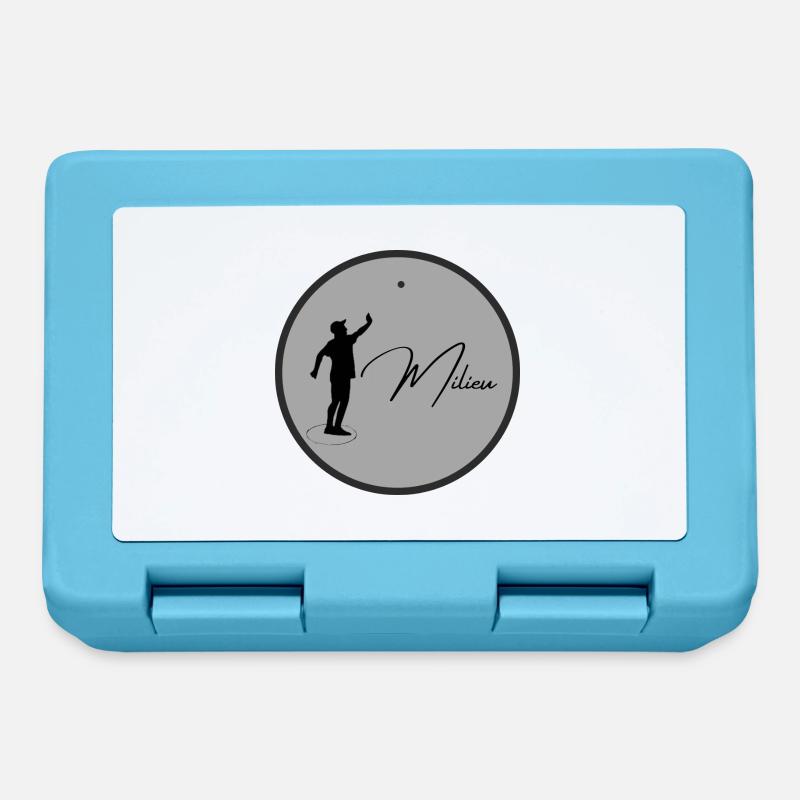 Boule Logo Silhouette milieu - Boîte à goûter - bleu saphir