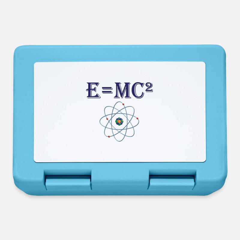 E=mc² - Boîte à goûter - bleu saphir