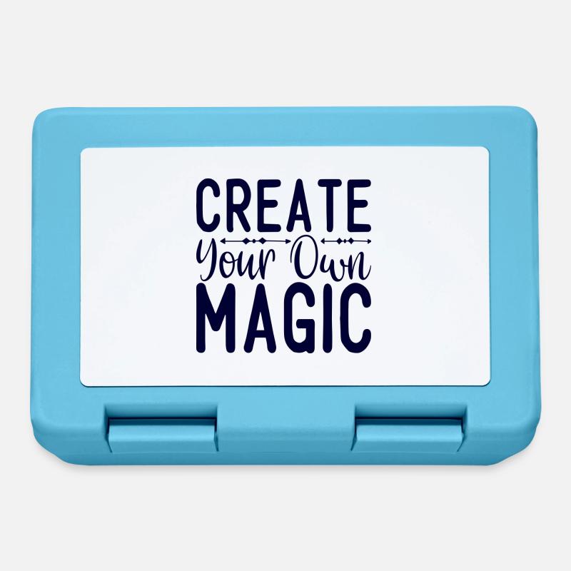 Create your own Magic - Boîte à goûter - bleu saphir