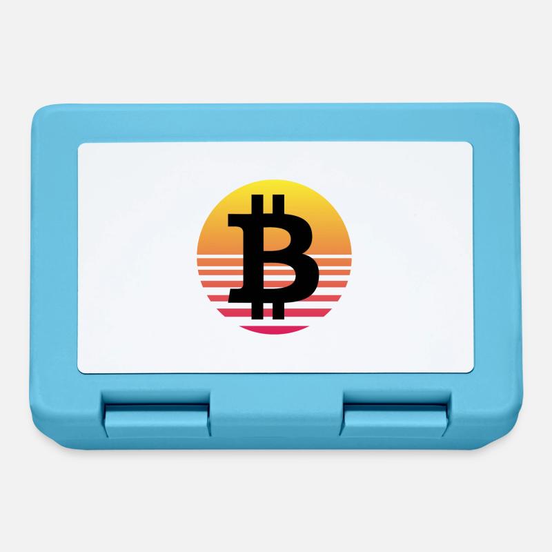 Bitcoin - Boîte à goûter - bleu saphir
