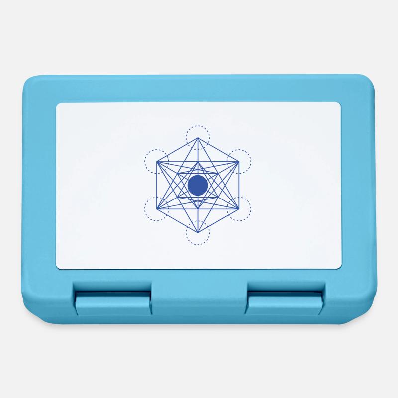 Sacred Geometry - Lunchbox - sapphire blue