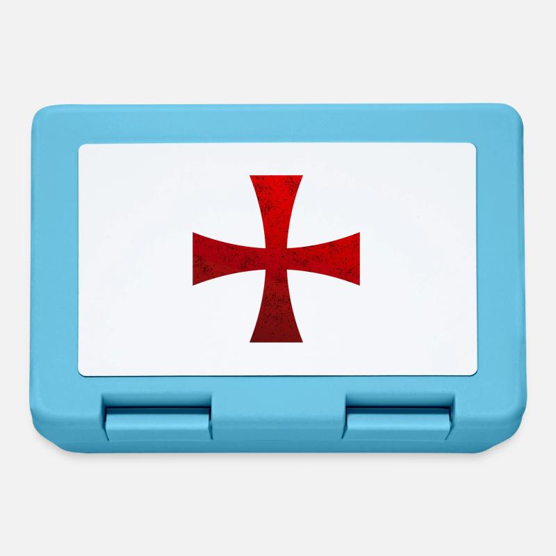 Knights Templar Crusader Knights Templar - Lunchbox - sapphire blue