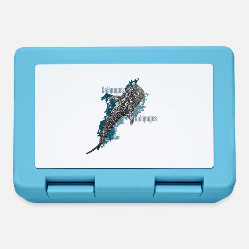 Galapagos Requin Baleine - Boîte à goûter - bleu saphir