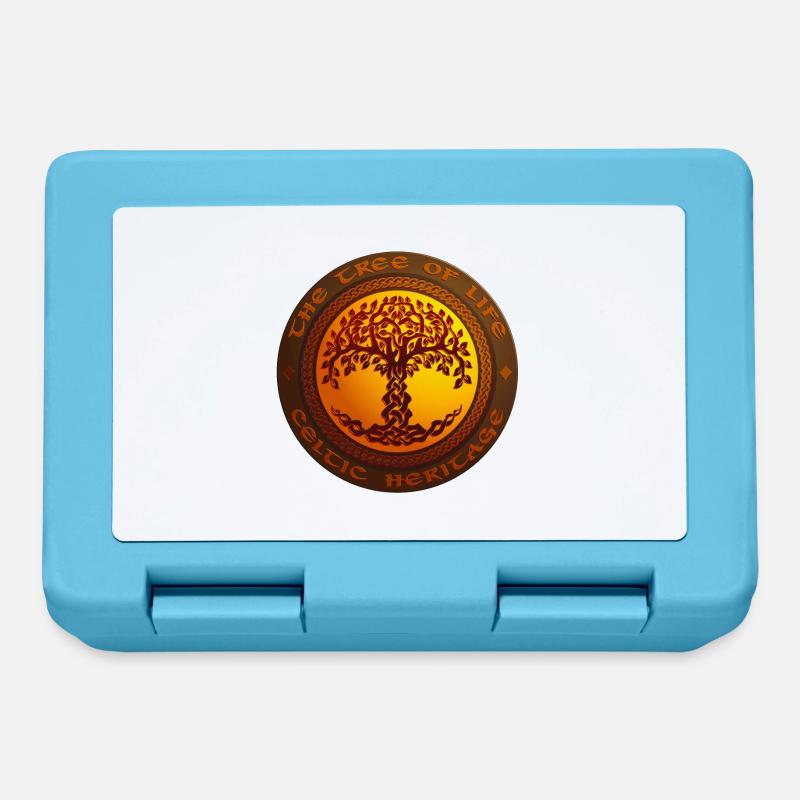 Vector Celtic tree of life - Lunchbox - sapphire blue