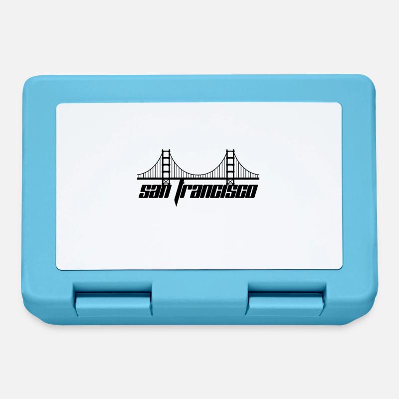 San Francisco - Brotdose - Saphirblau