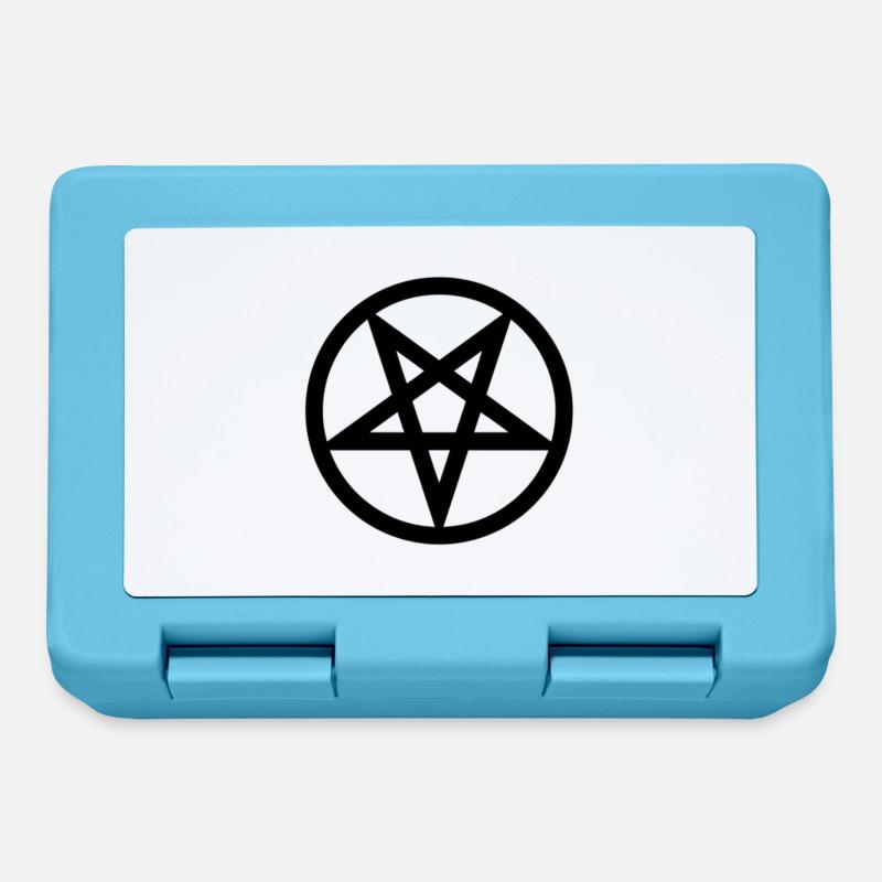 Satan 666 - Boîte à goûter - bleu saphir
