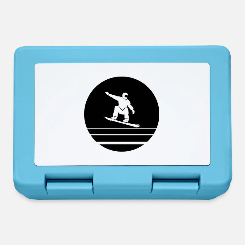 Snowboard Snowboarder - Boîte à goûter - bleu saphir