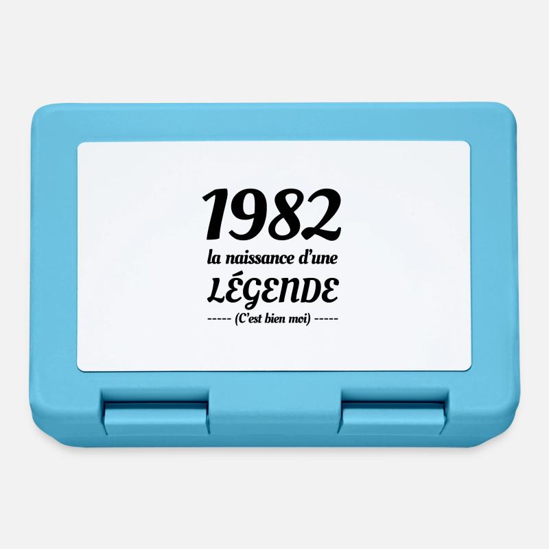 1982 NAISSANCE D’UNE LÉGENDE - Boîte à goûter - bleu saphir