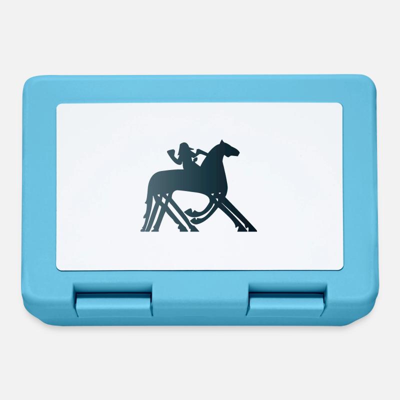 Odin & Sleipnir - Lunchbox - sapphire blue