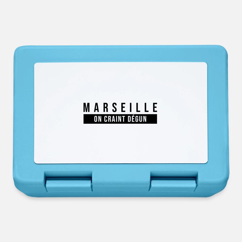 Marseille, On Craint Dégun - Boîte à goûter - bleu saphir