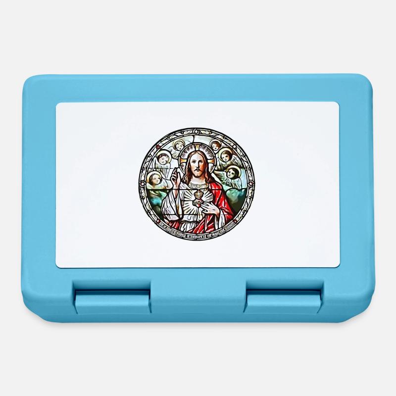 SACRÉ-CŒUR DE JÉSUS - Boîte à goûter - bleu saphir