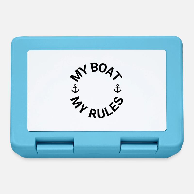 Boot - Brotdose - Saphirblau