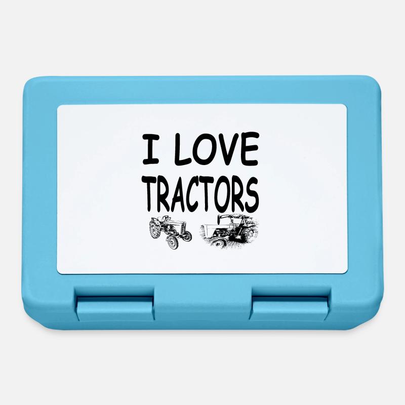 Tractor - Lunchbox - sapphire blue