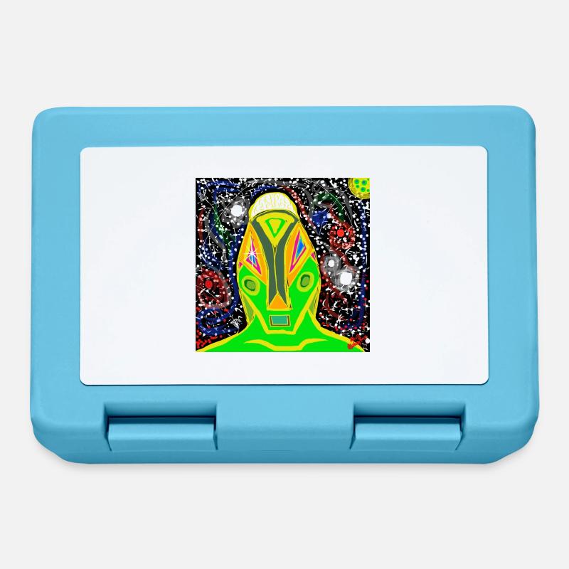 EXTRATERRESTRE AUX YEUX BLEUS - Boîte à goûter - bleu saphir