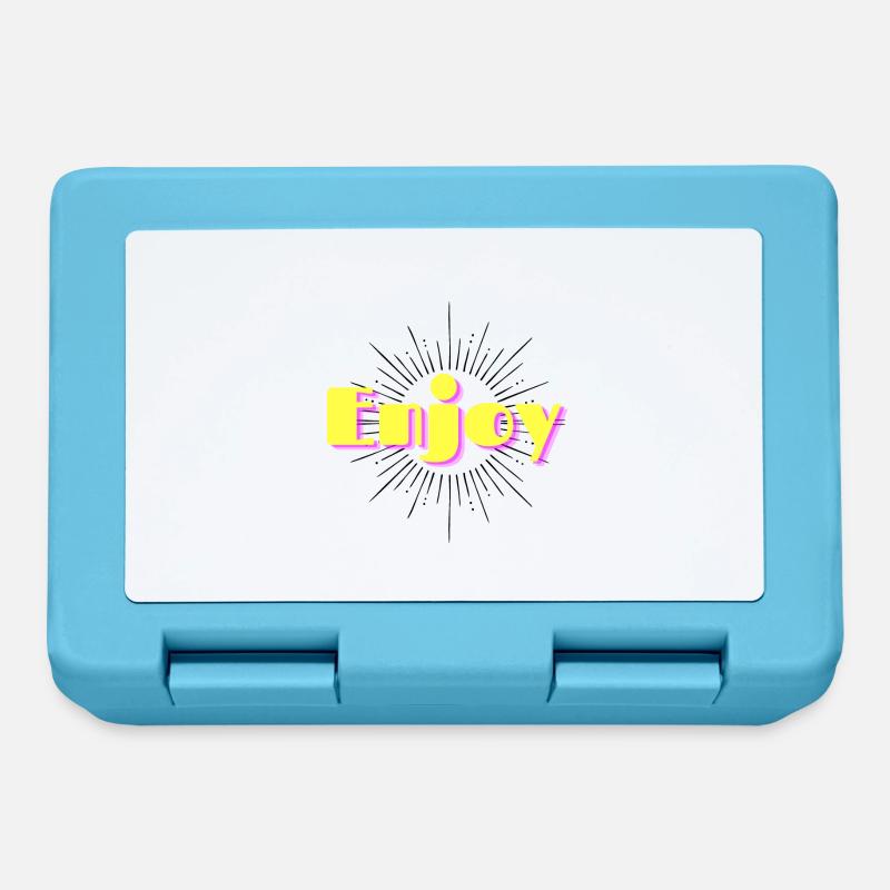 Enjoy - Boîte à goûter - bleu saphir