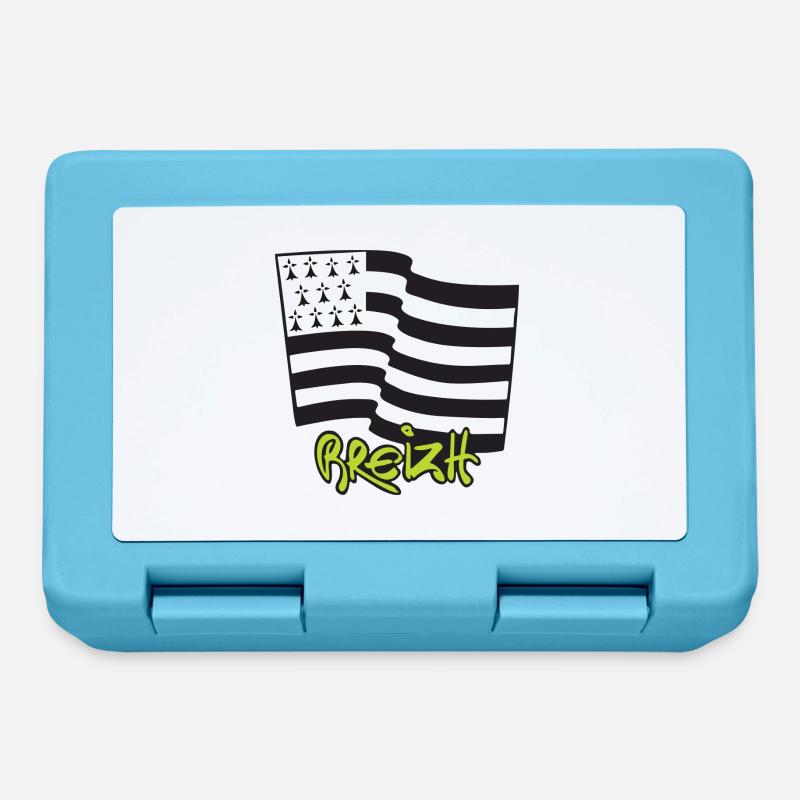 logo Vert - Boîte à goûter - bleu saphir