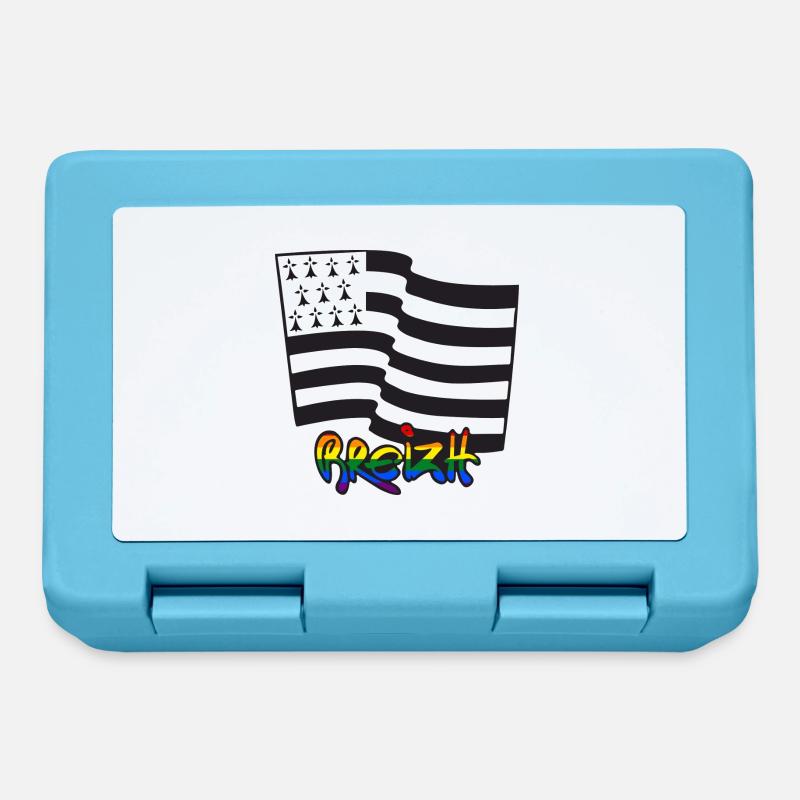 Logo LGBT - Boîte à goûter - bleu saphir